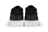 The Lorenzo - Black Leather / White Sole - Womens