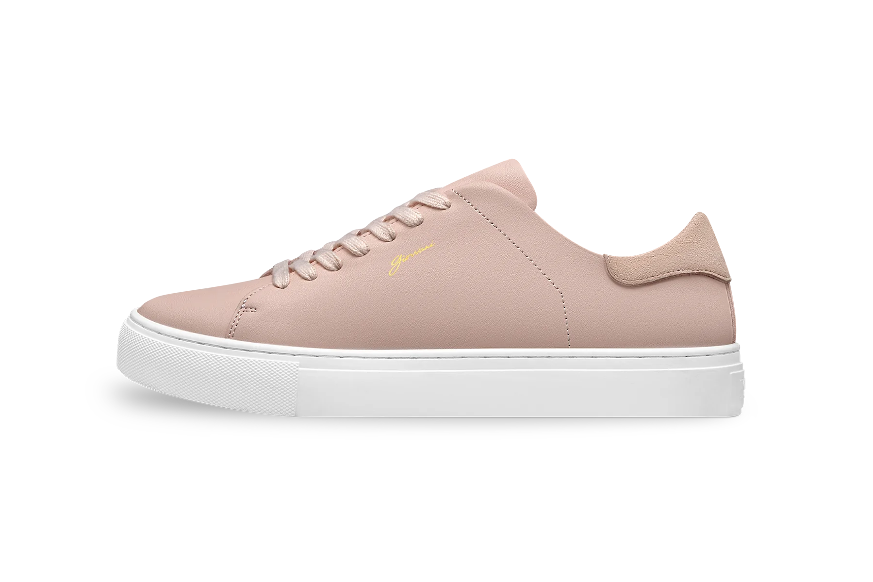 The Lorenzo Pink Leather Sneakers Handcrafted – GIOVVANI