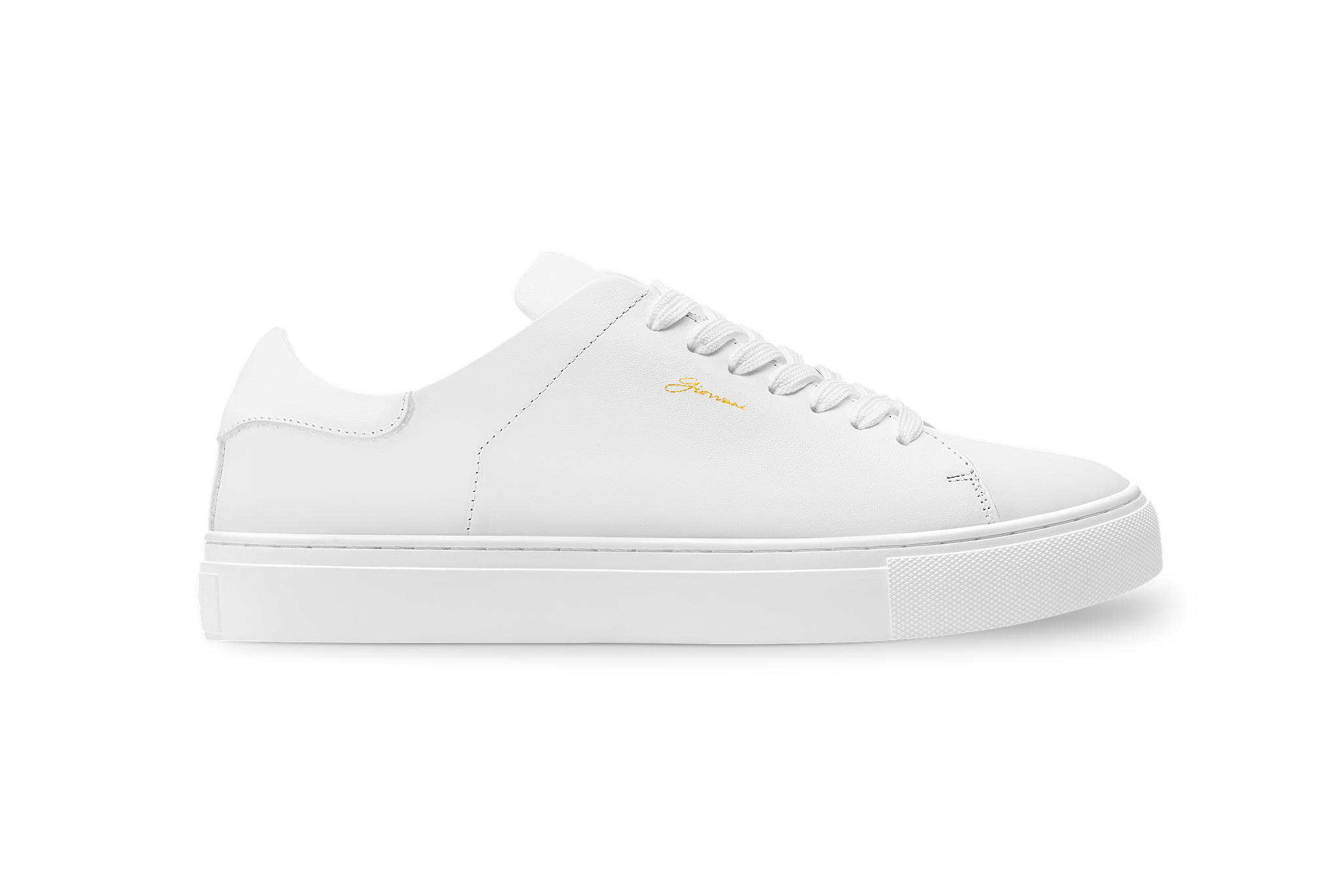 The Lorenzo - White Leather / White Sole