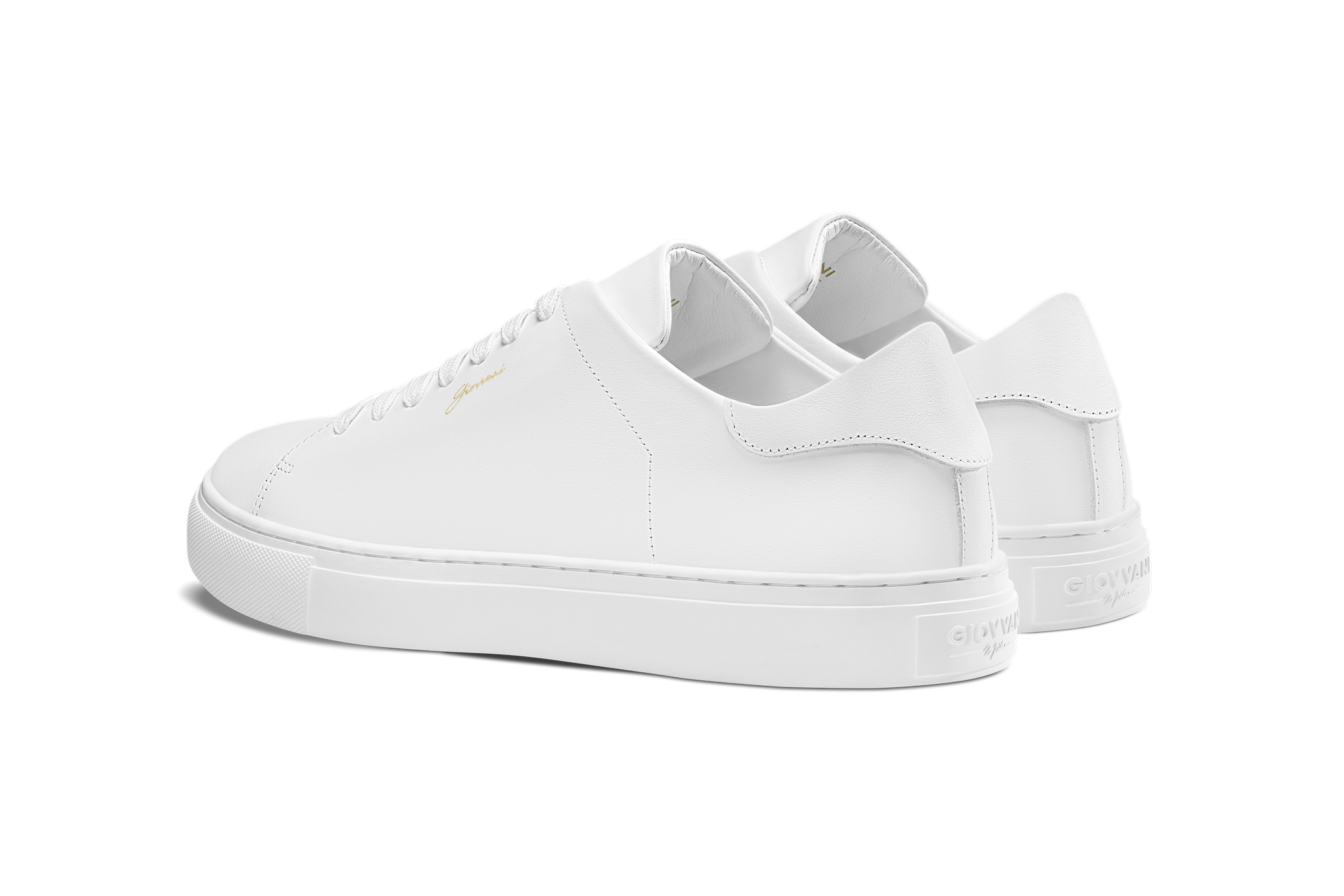 The Lorenzo - White Leather / White Sole