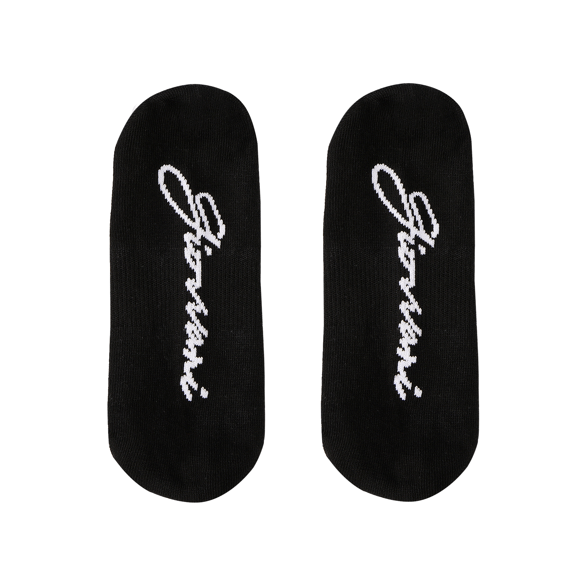 3 Pairs No-Show Socks - Black