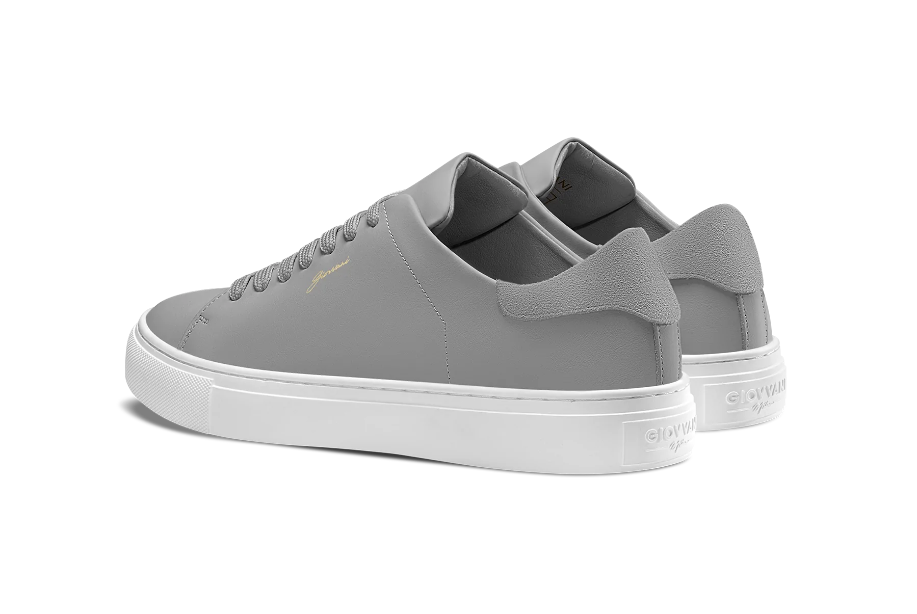 The Lorenzo - Grey Leather / White Sole - Womens