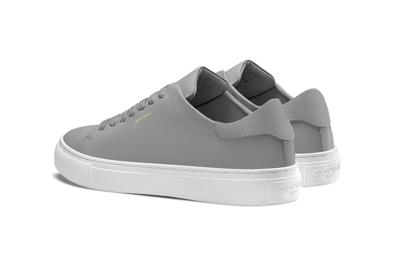 The Lorenzo - Grey Leather / White Sole