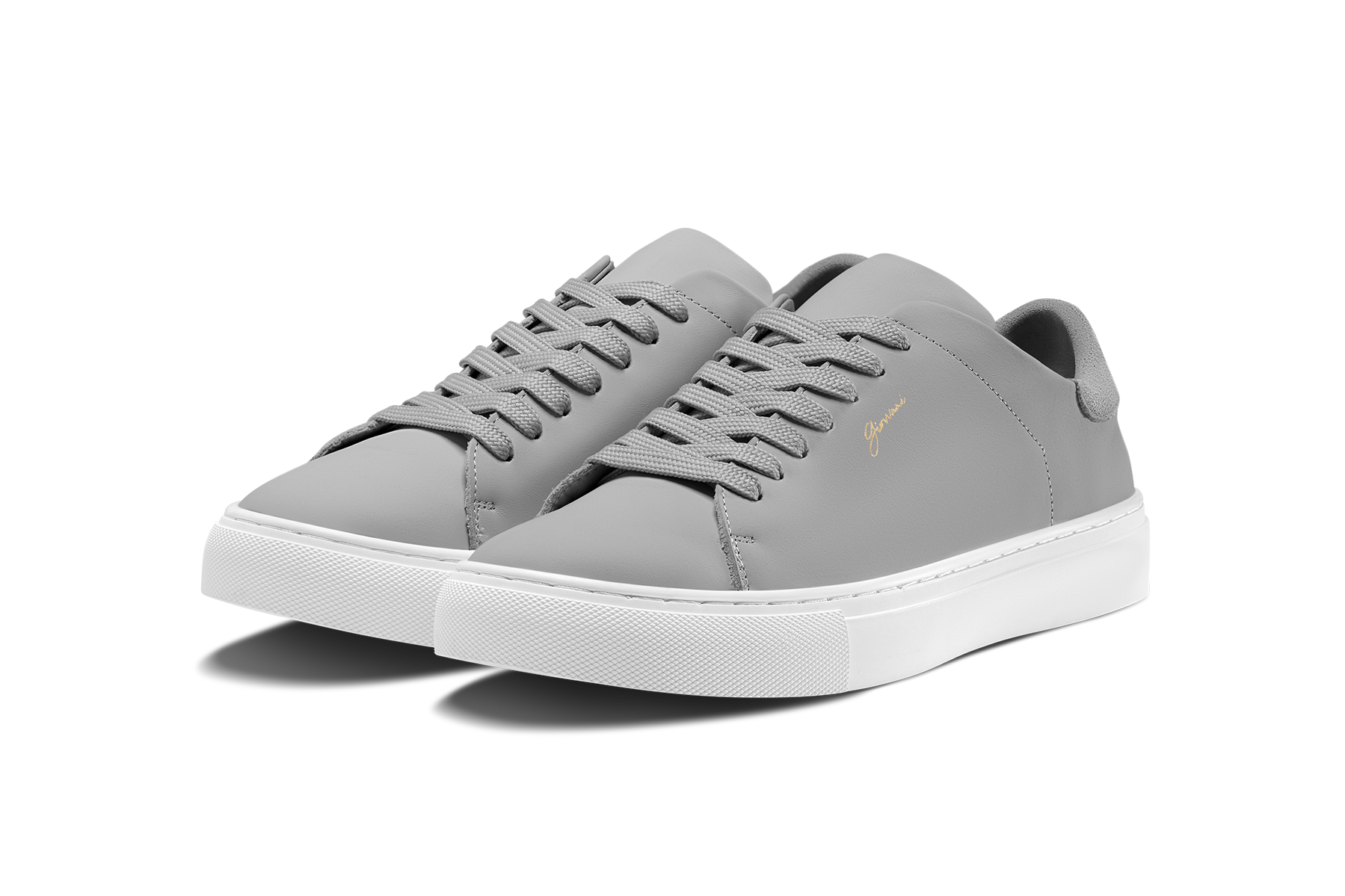 The Lorenzo - Grey Leather / White Sole