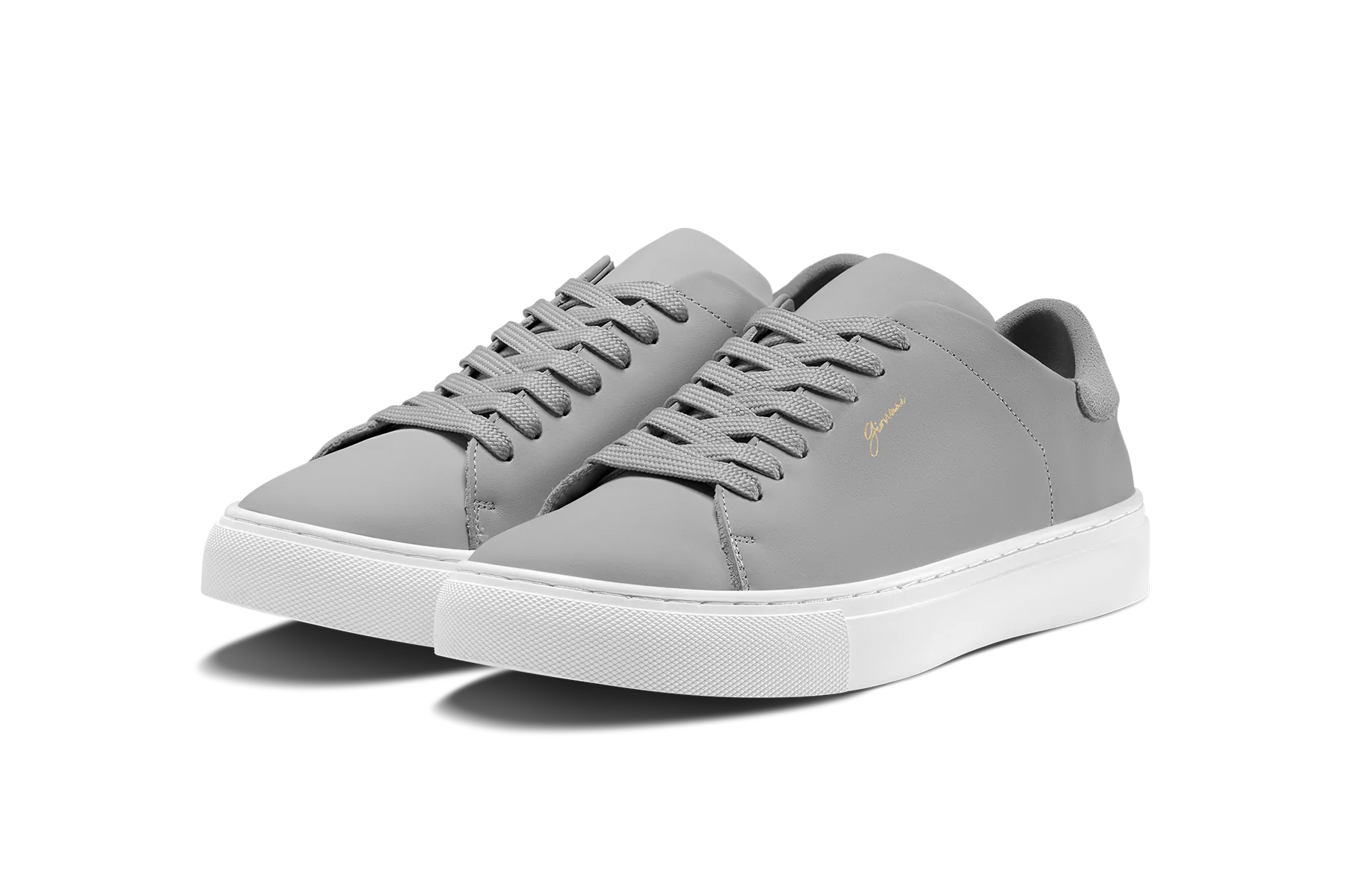 The Lorenzo - Grey Leather / White Sole - Womens