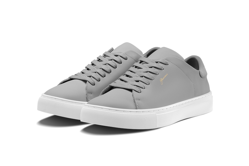 The Lorenzo - Grey Leather / White Sole