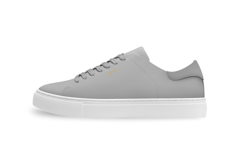 The Lorenzo - Grey Leather / White Sole