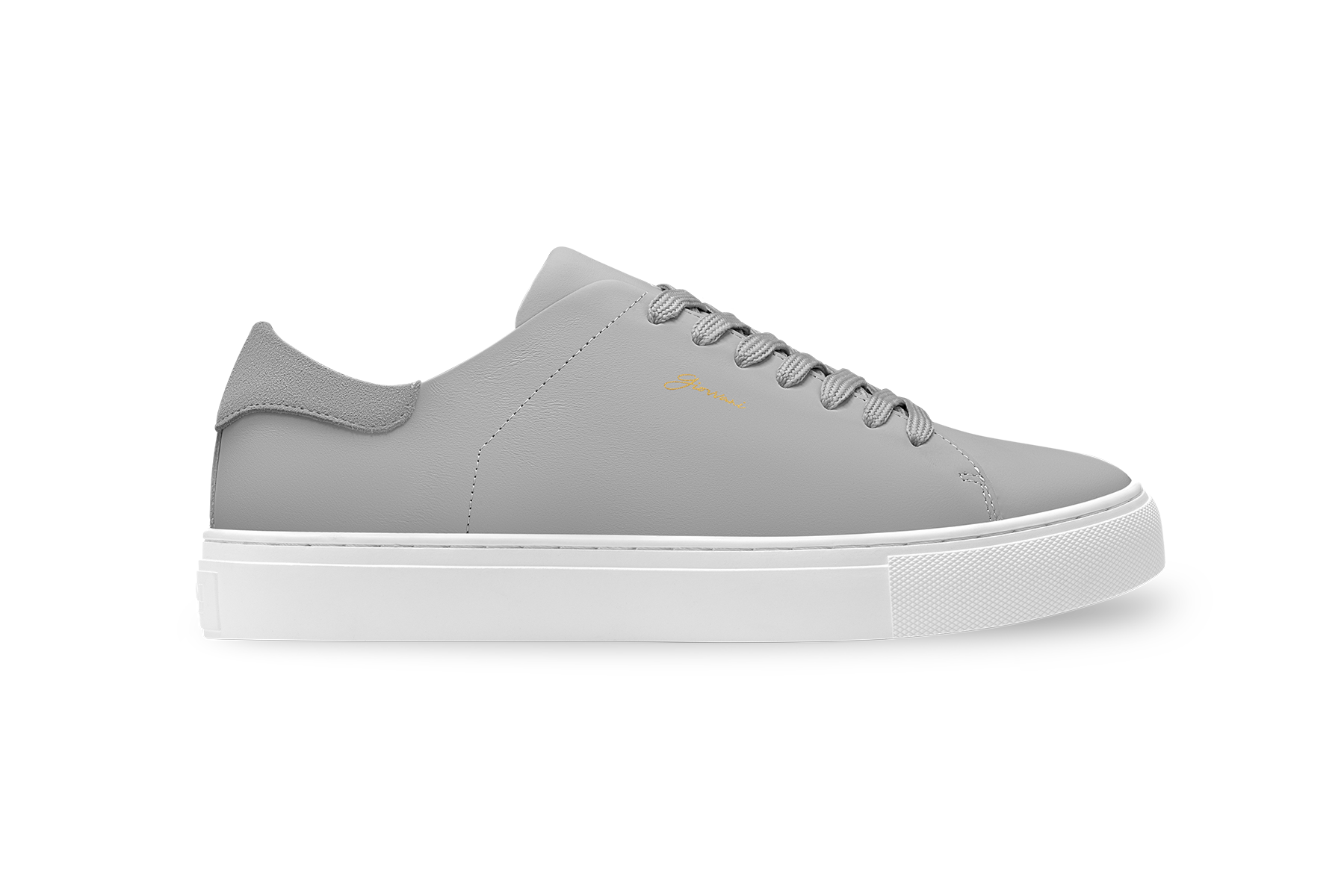 The Lorenzo - Grey Leather / White Sole