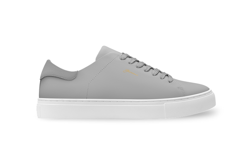 The Lorenzo - Grey Leather / White Sole