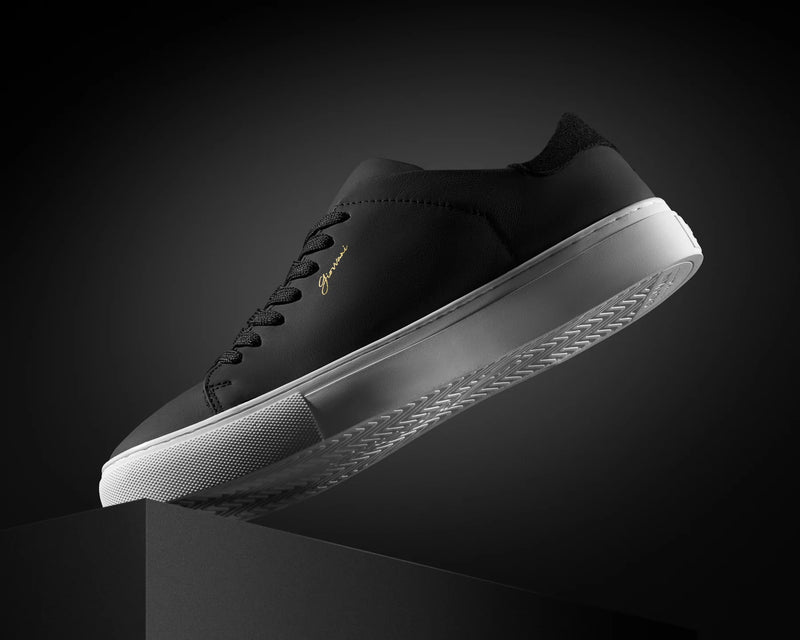 Black Leather / White Sole Shot 3