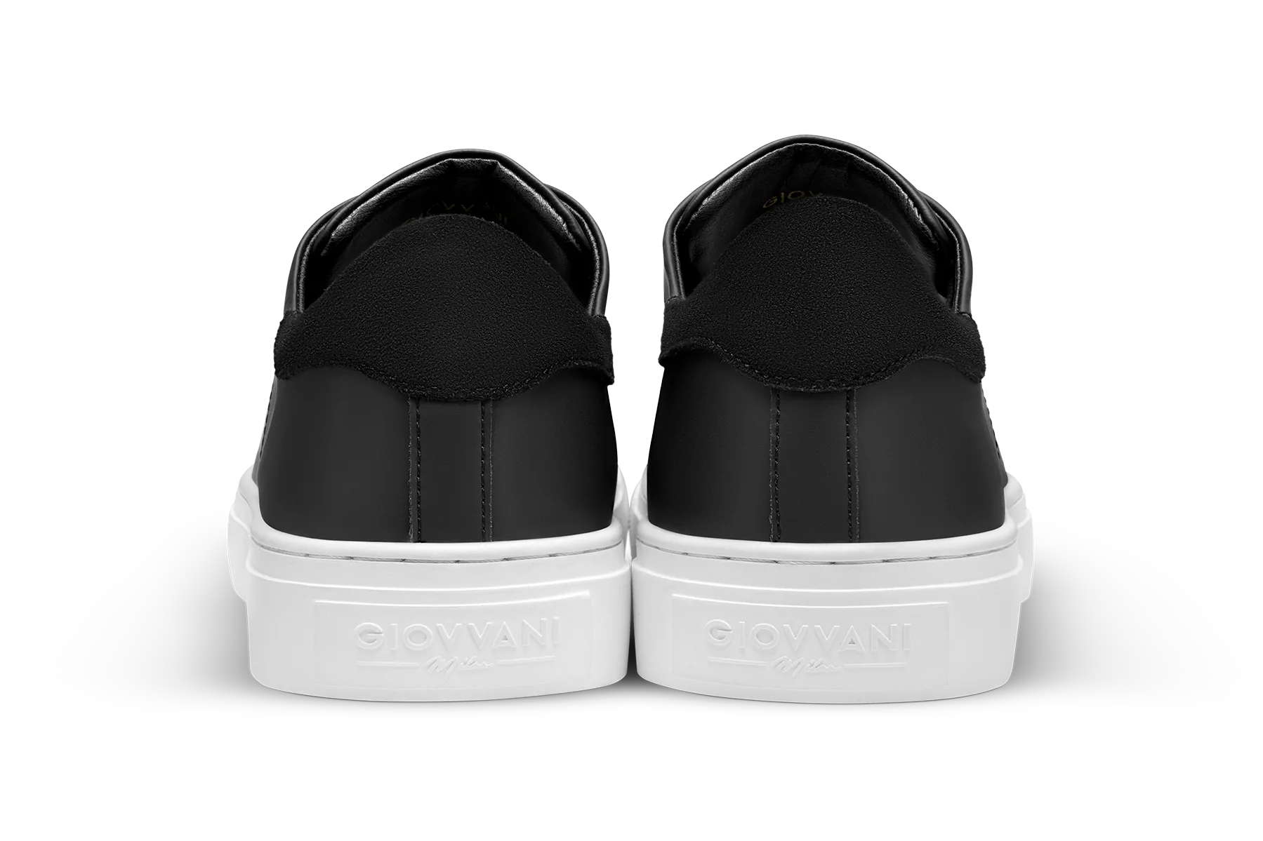 The Lorenzo Black Leather White Sole 5