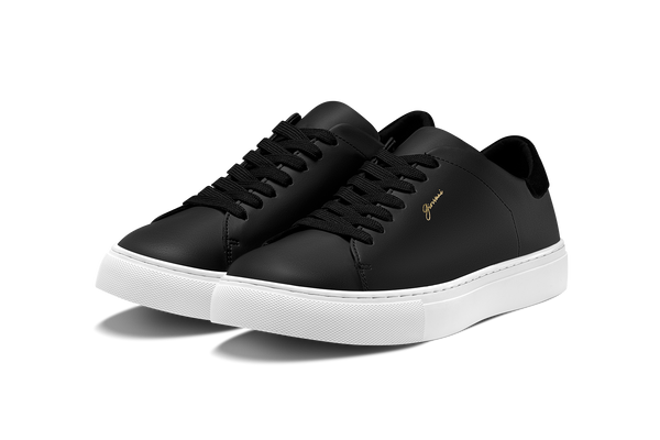 The Lorenzo - Black Leather / White Sole