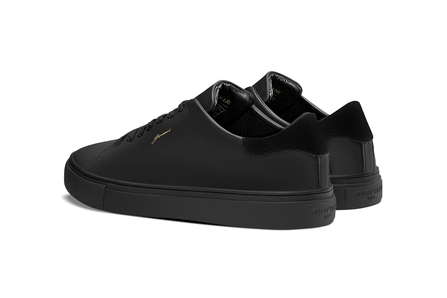The Lorenzo - Black Leather / Black Sole - Womens