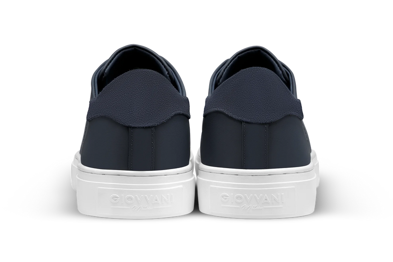 The Lorenzo - Blue Leather / White Sole - Womens