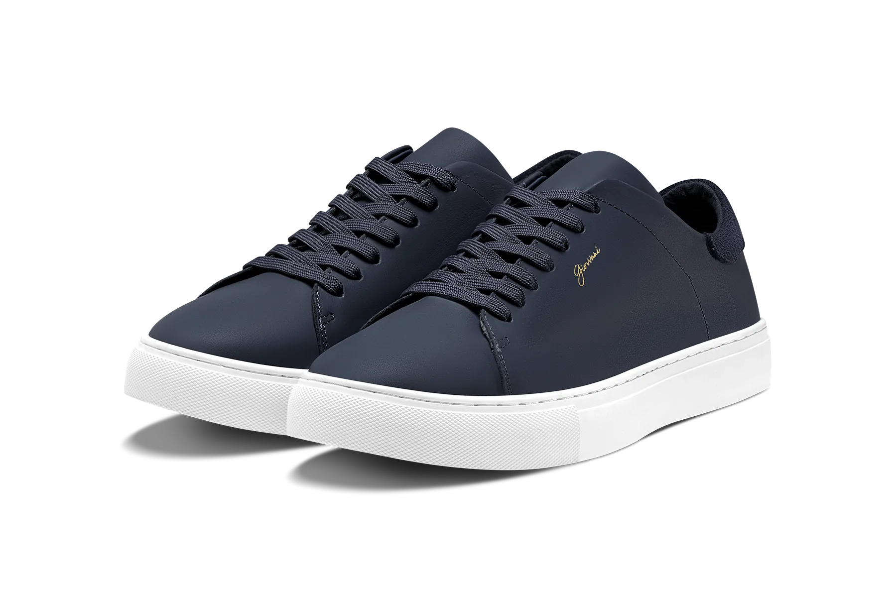 The Lorenzo - Blue Leather / White Sole - Womens