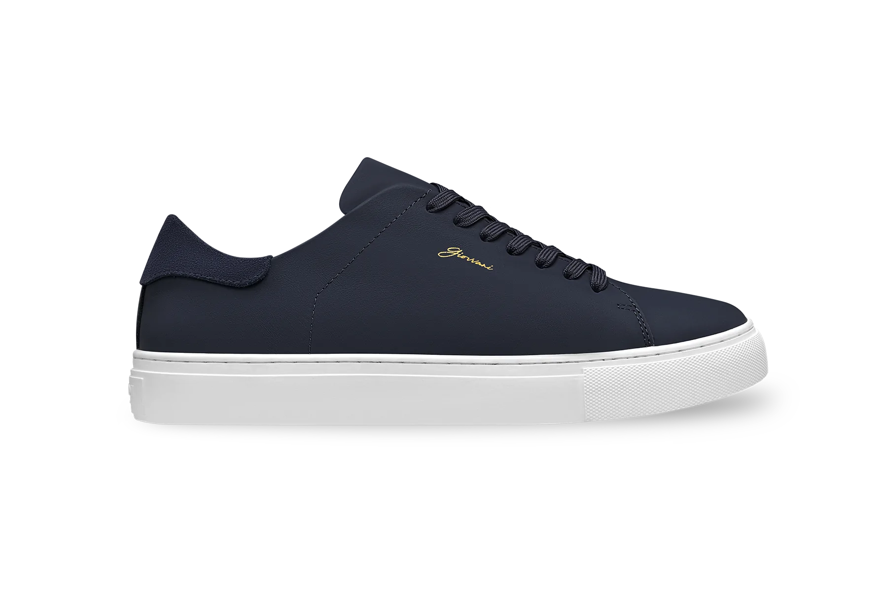 The Lorenzo - Blue Leather / White Sole - Womens
