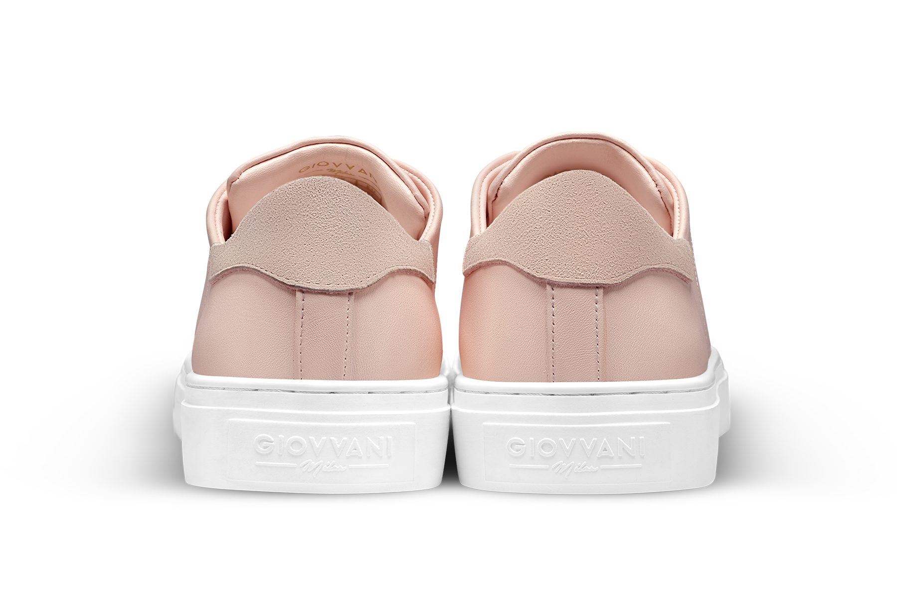 The Lorenzo Pink Leather White Sole 5