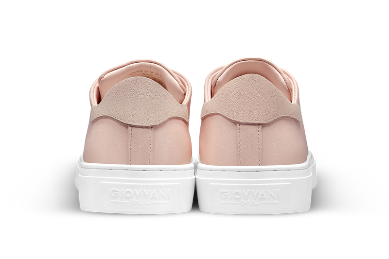 The Lorenzo - Pink Leather / White Sole