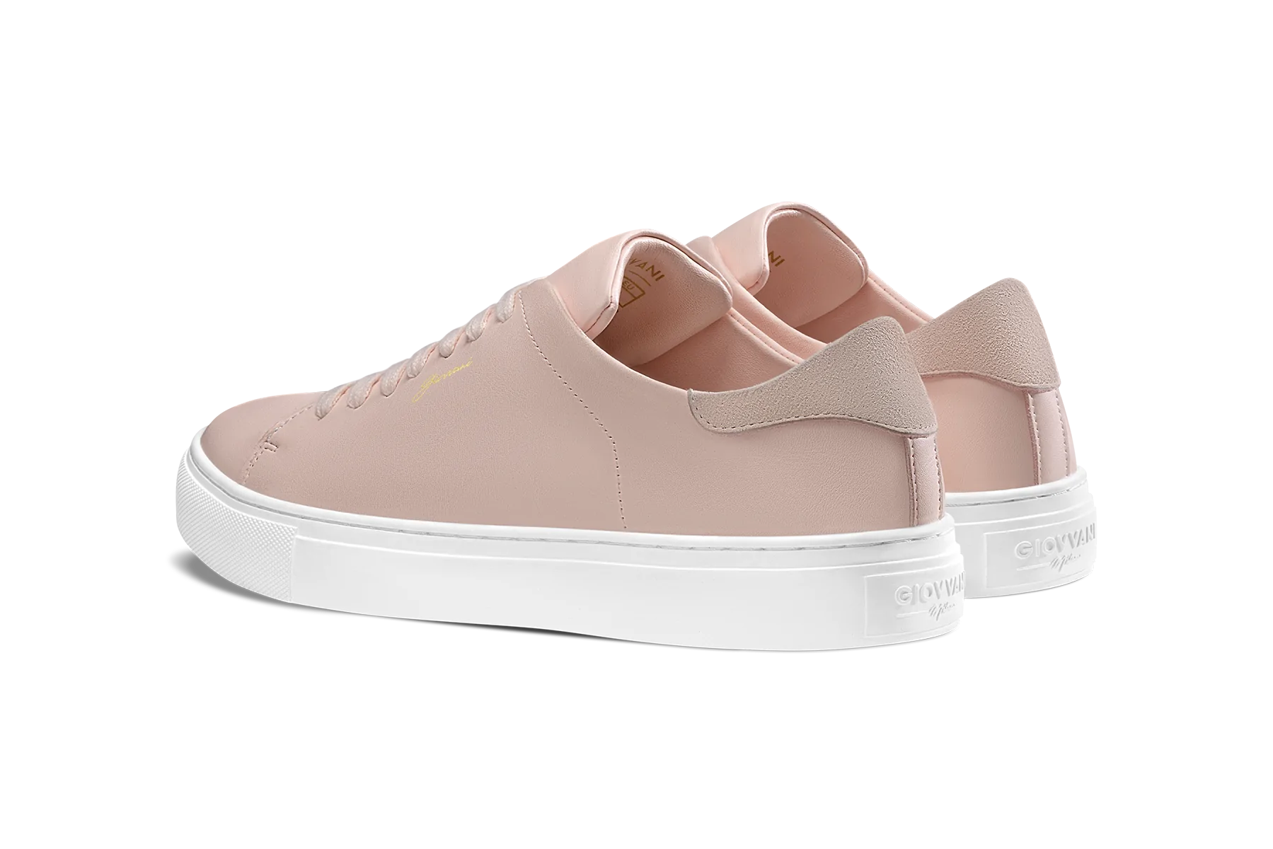The Lorenzo - Pink Leather / White Sole - Womens