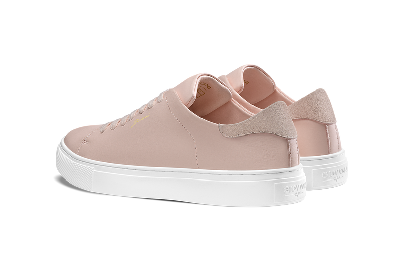 The Lorenzo - Pink Leather / White Sole