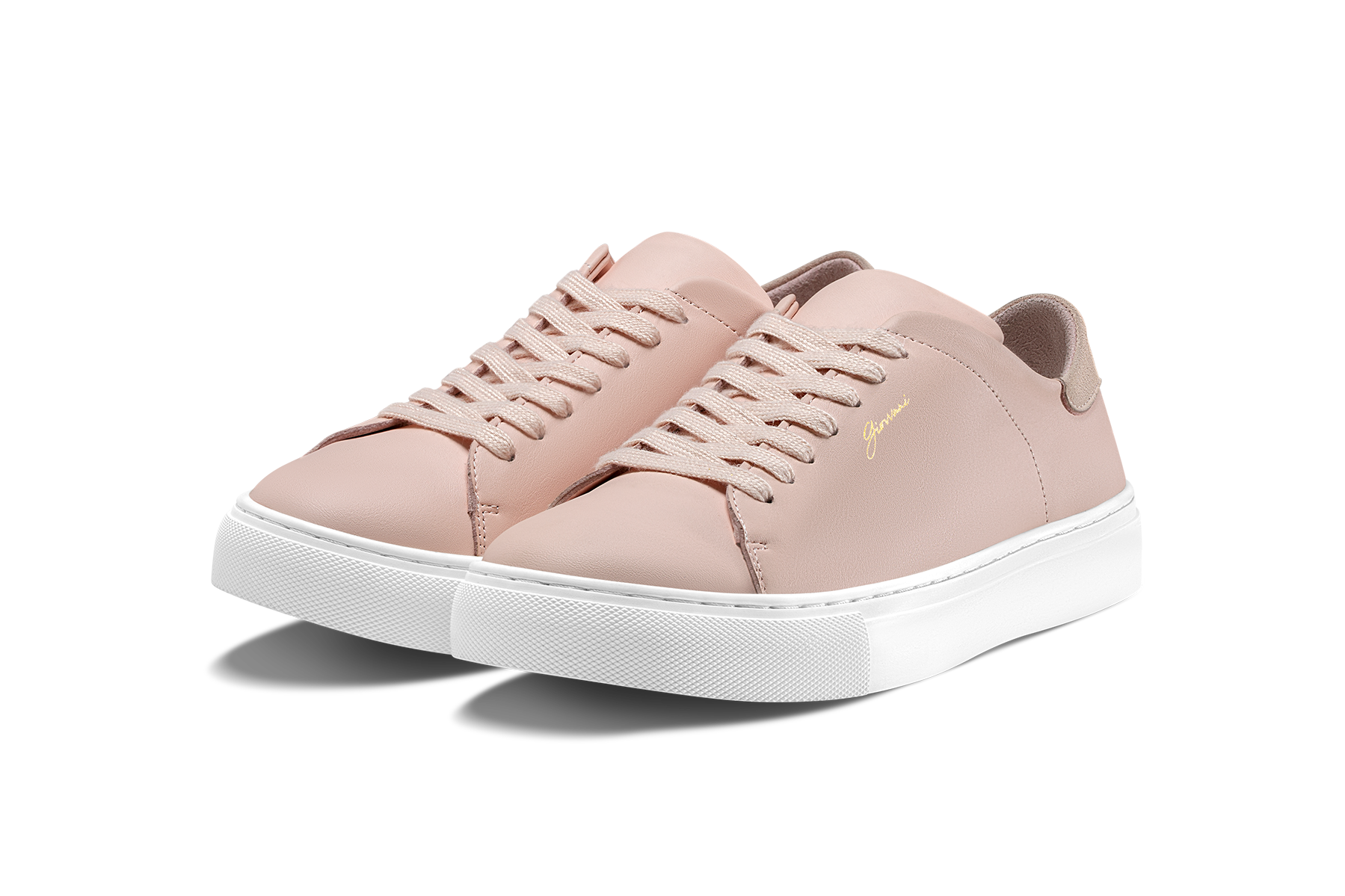 The Lorenzo - Pink Leather / White Sole