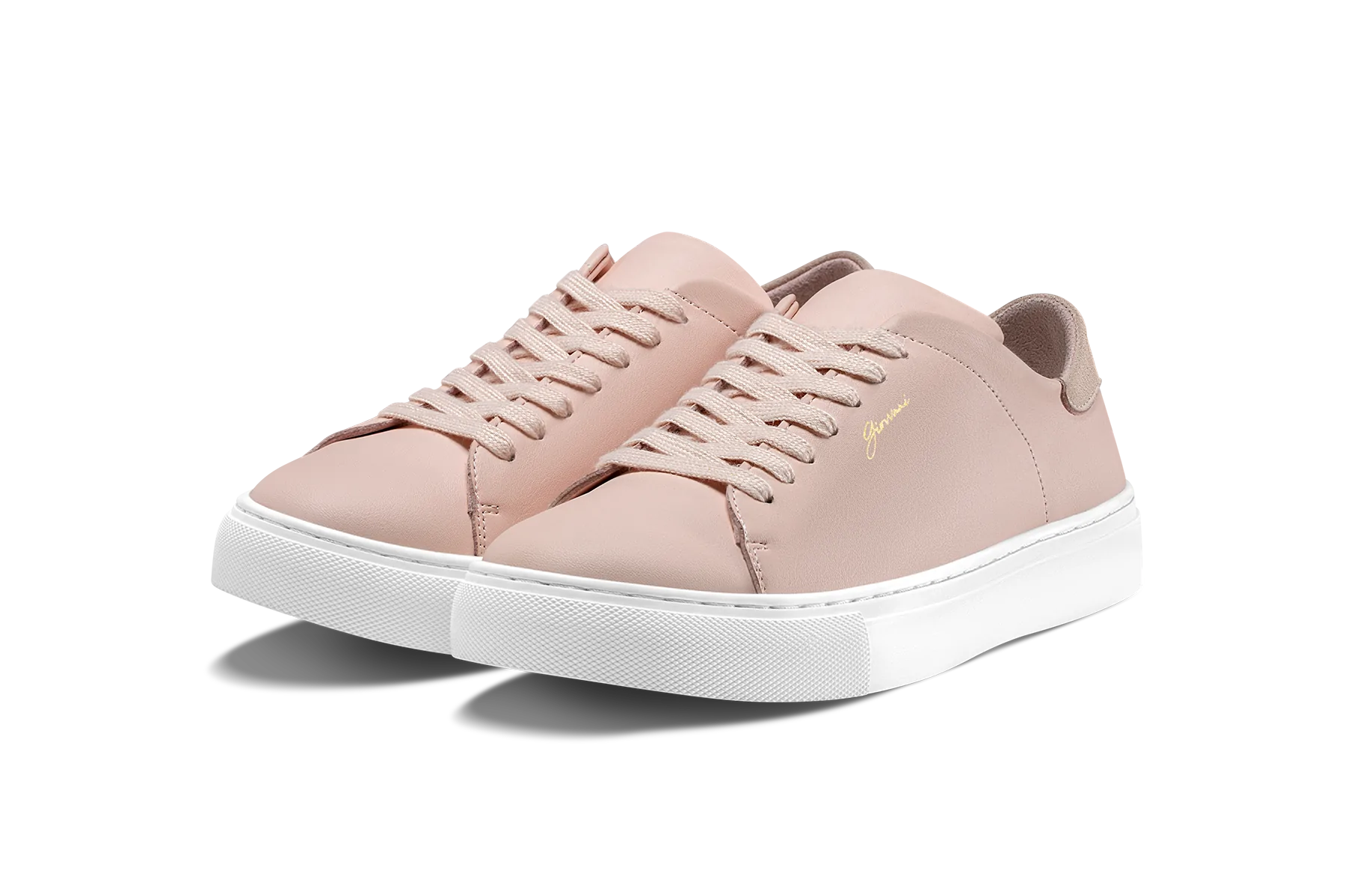 The Lorenzo - Pink Leather / White Sole - Womens