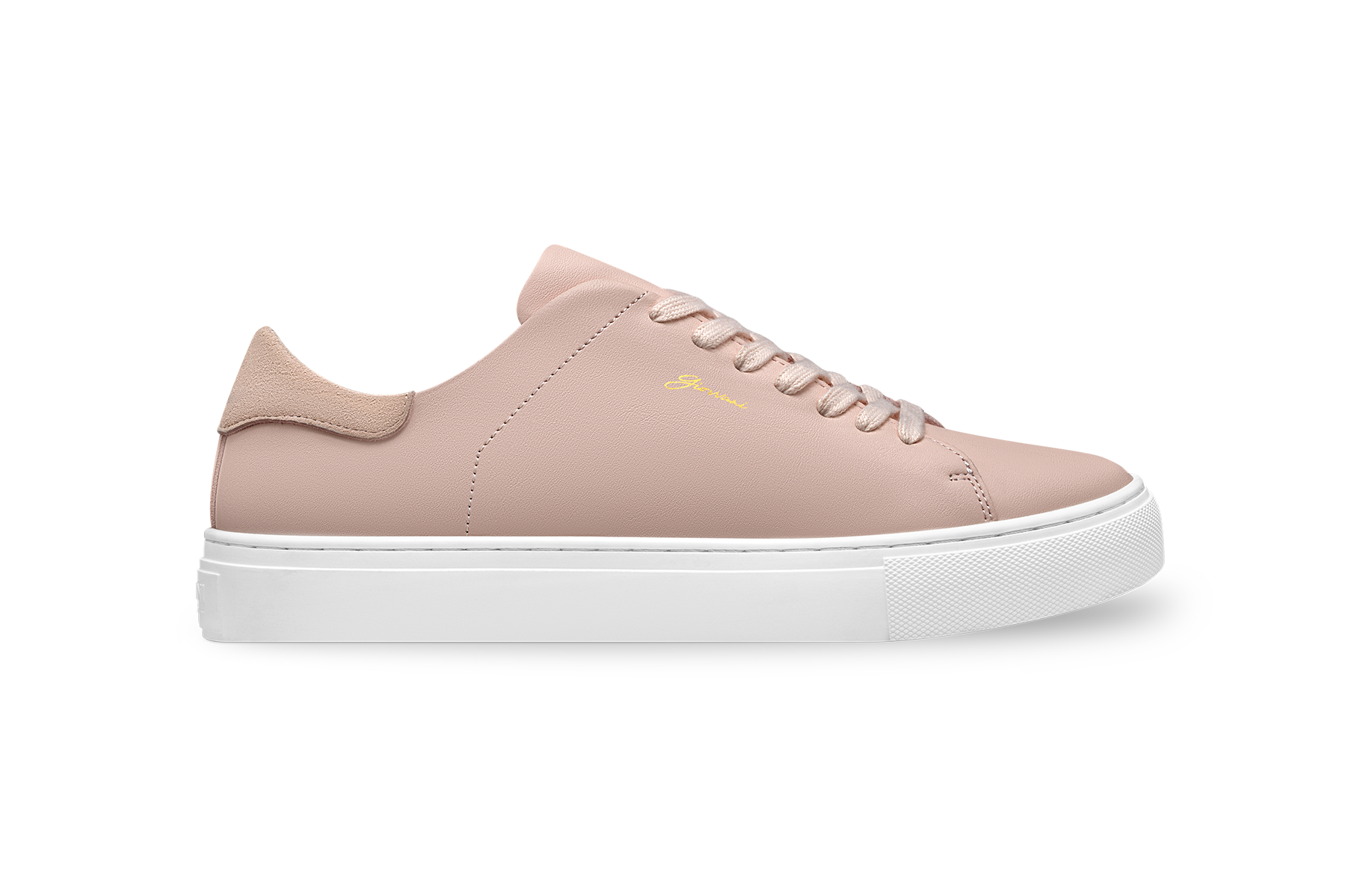 The Lorenzo - Pink Leather / White Sole