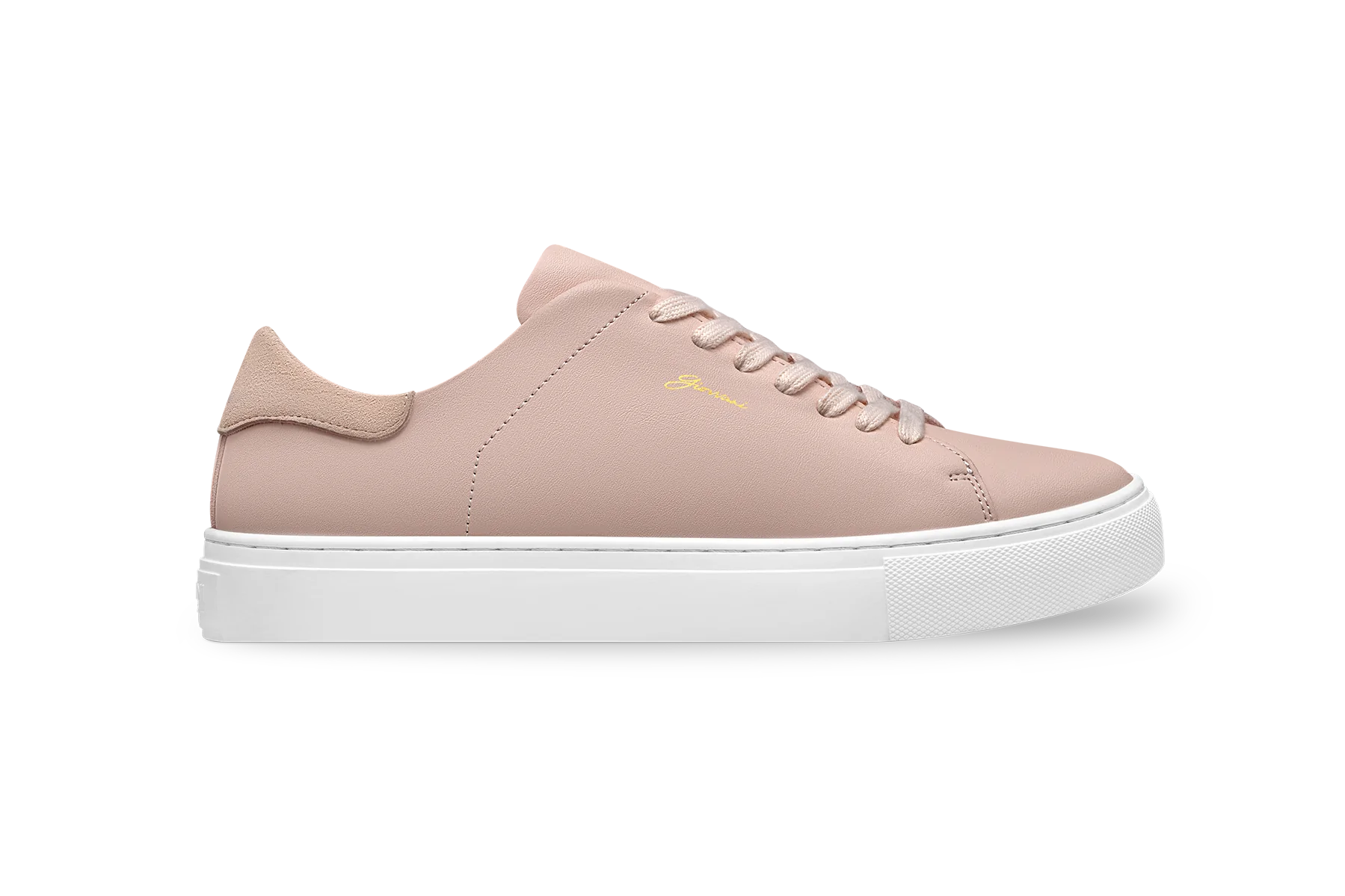 The Lorenzo - Pink Leather / White Sole - Womens