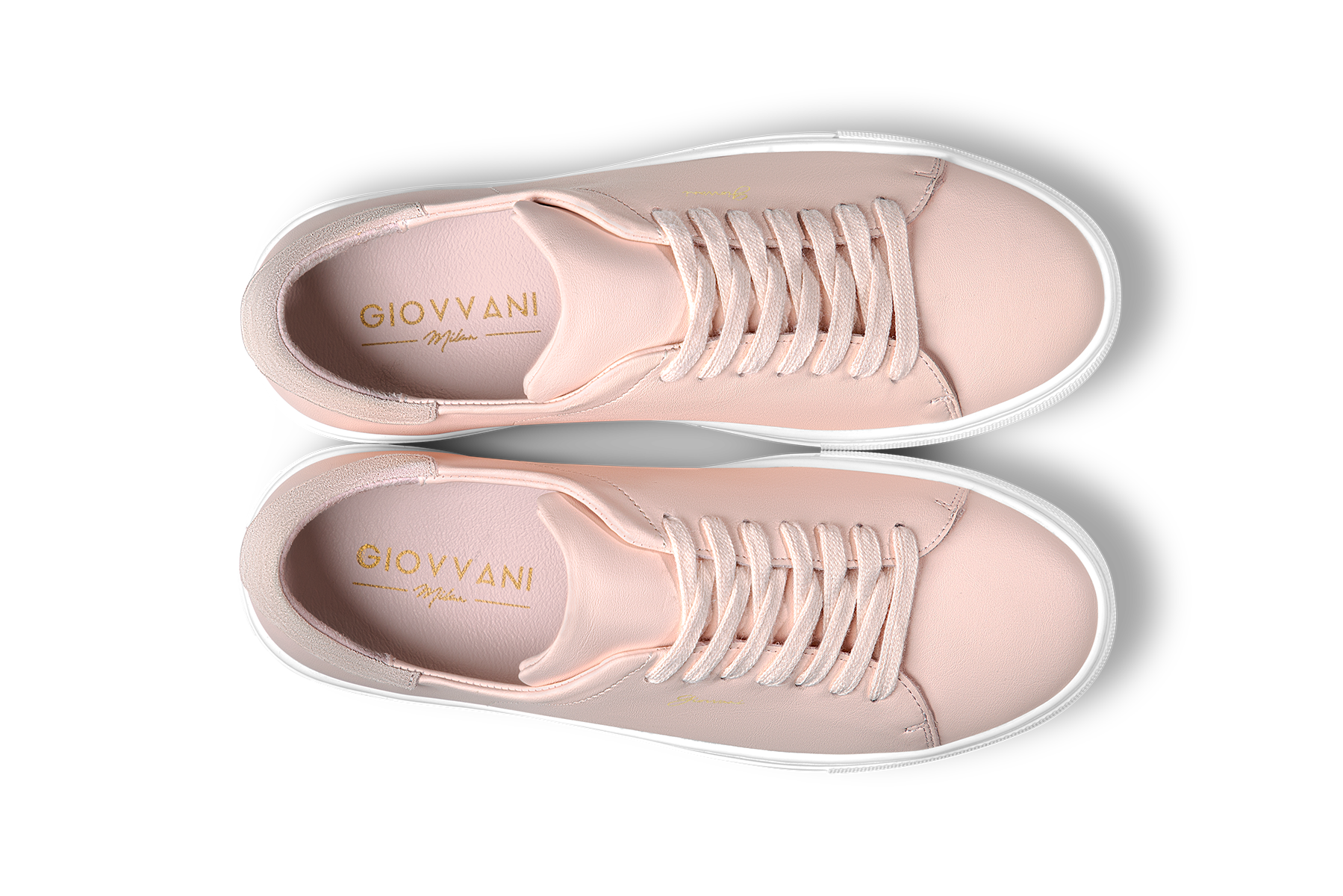 The Lorenzo - Pink Leather / White Sole