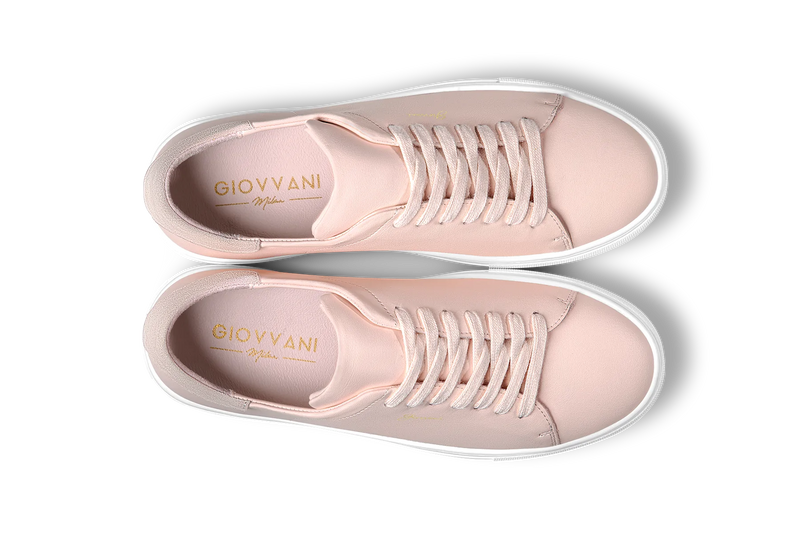 The Lorenzo - Pink Leather / White Sole - Womens