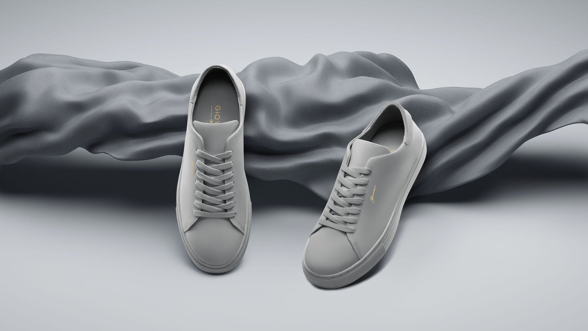 Grey Leather / Grey Sole Shot 1