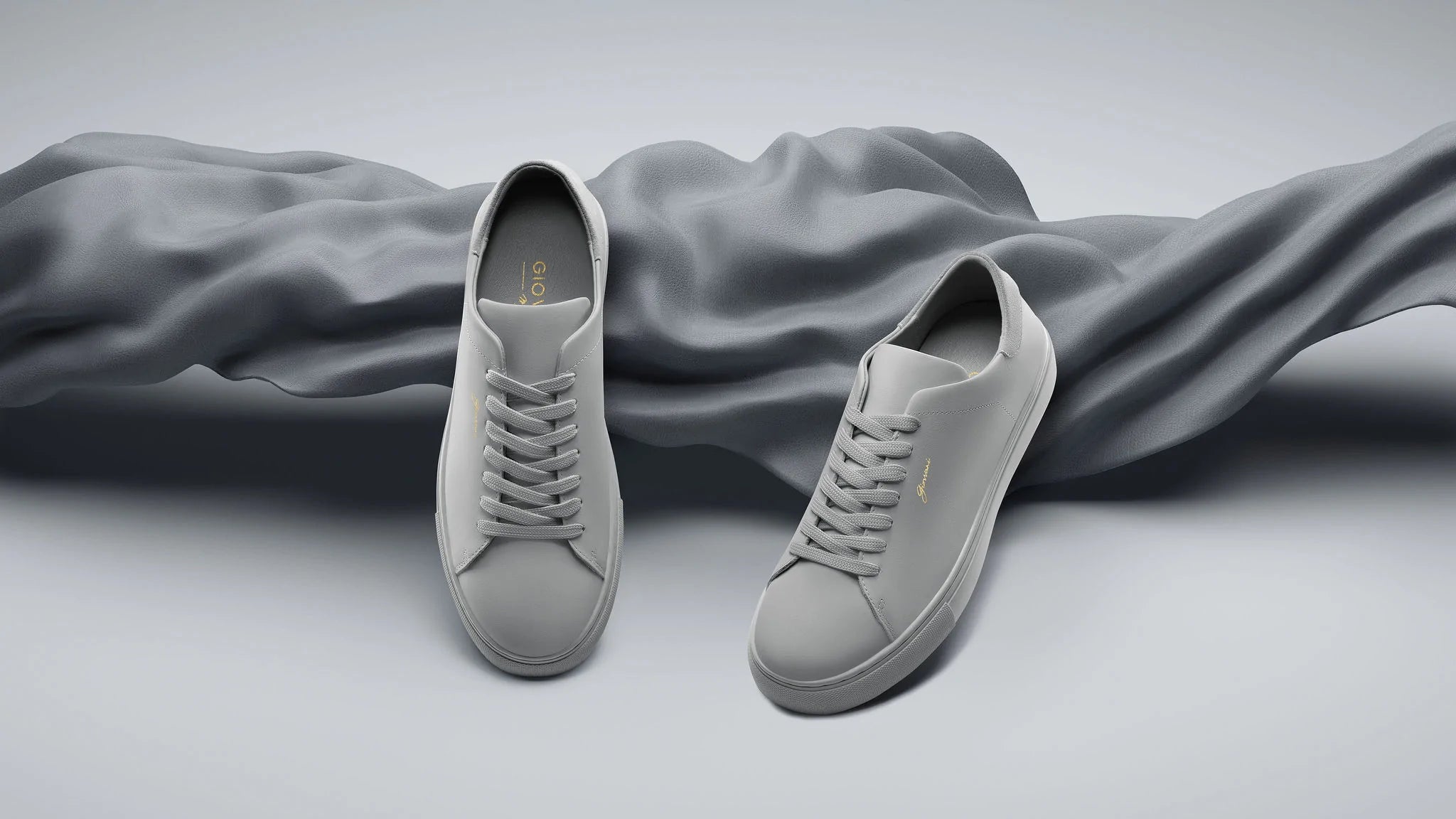 Grey Leather / Grey Sole Shot 1