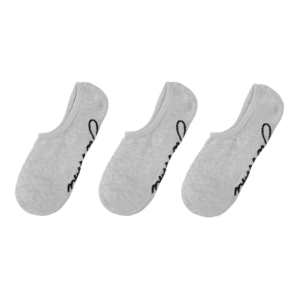3 Pairs No-Show Socks - Grey