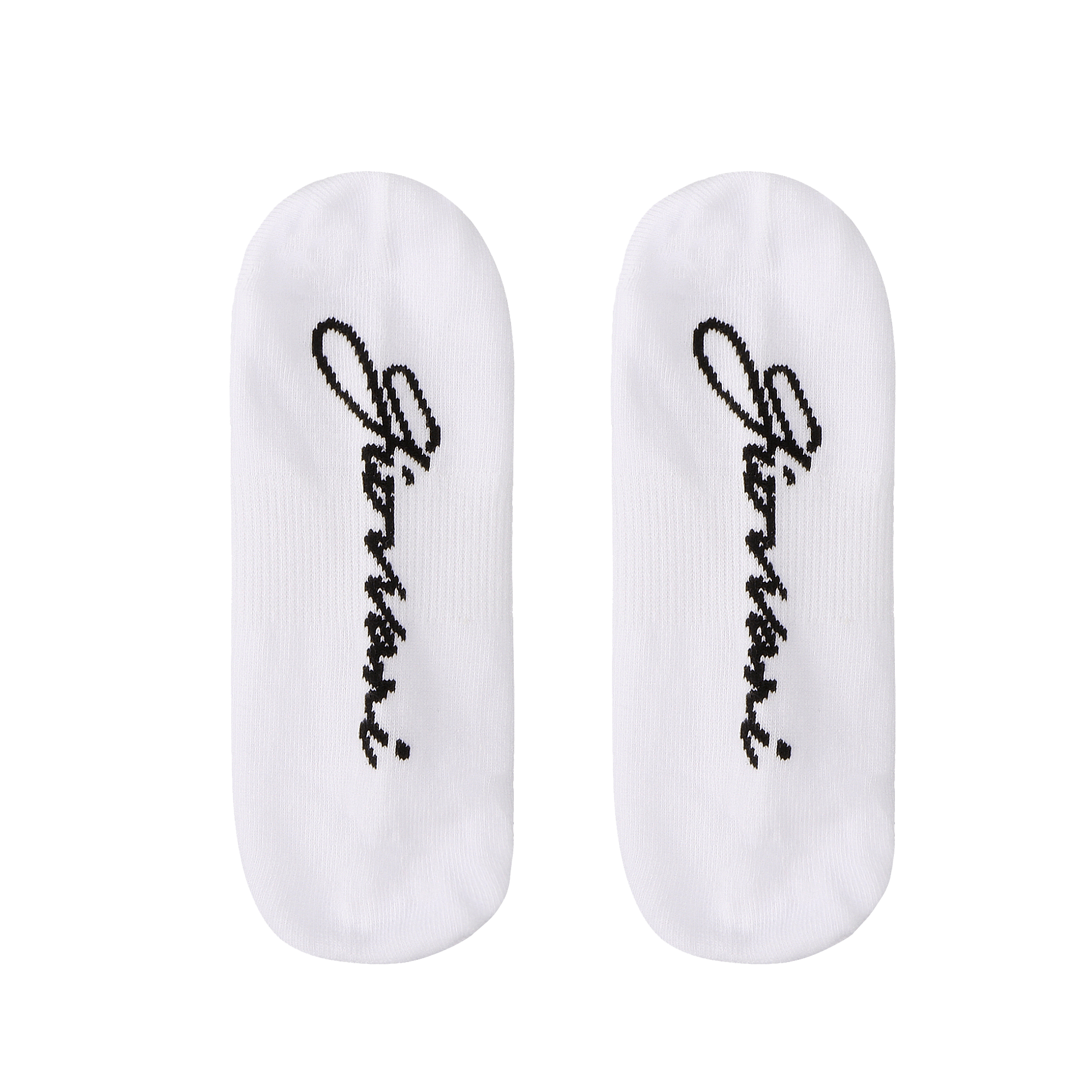 3 Pairs No-Show Socks - White