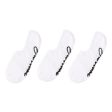 3 Pairs No-Show Socks - White